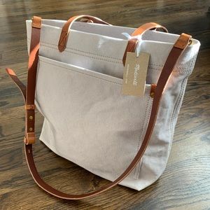 Madewell Canvas Medium Transport Tote Bag